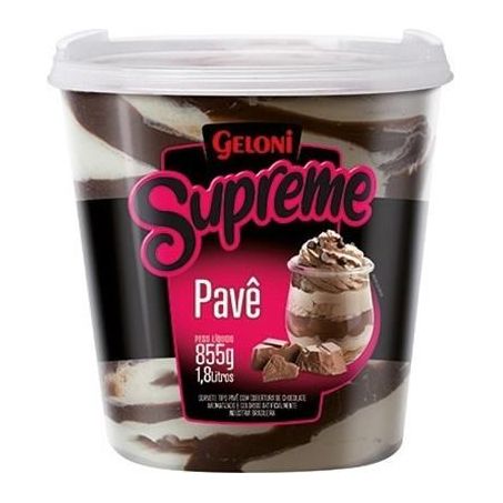 Sorvete Geloni 1.8l Supreme Pave