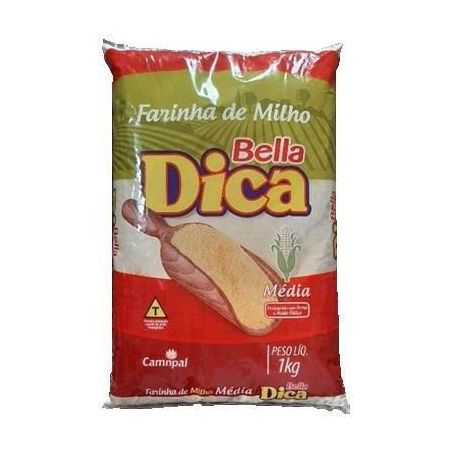 FARINHA DE MILHO BELLA DICA MEDIA 1KG (014085)