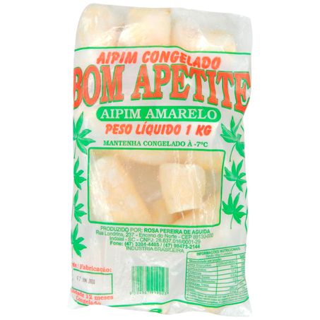 AIPIM  BOM APETITE AMARELO CONGELAD 1KG