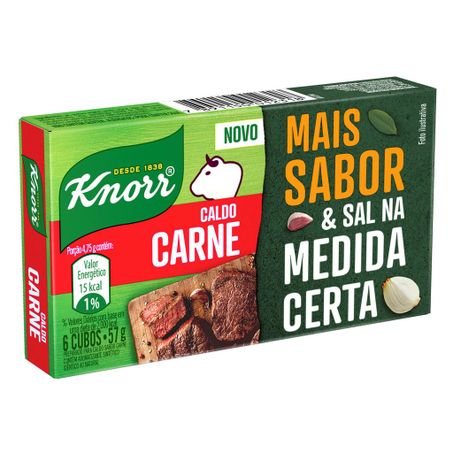 CALDO KNORR 6 CUBOS CARNE 57G 360-1