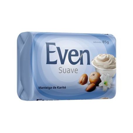 Sabonete Even Suave Manteiga de Karité Embalagem 85G