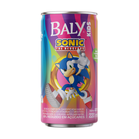 Bebida gaseificada kids tutti frutti baly 220ml