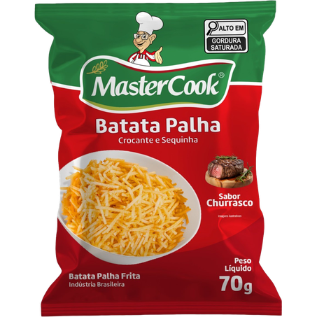 BATATA PALHA MASTER COOK CHURRASCO PACOTE 70G