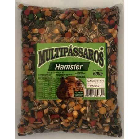Racao multipassaros hamster 500g