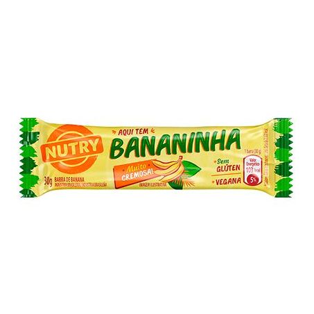 Barrinha Nutrimental Bananinha 30g Cremosa