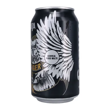 Cerveja Coruja Lager Lata 350Ml 360-8