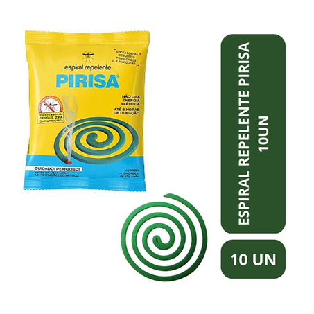 REPELENTE PIRISA ESPIRAL 10UN
