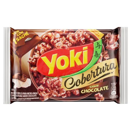 PIPOCA PARA MICRO-ONDAS COBERTURA CHOCOLATE YOKI