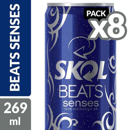 CERVEJA SKOL BEATS SENSES LT 269ML