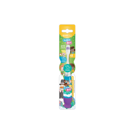 ESCOVA DENTAL POWERDENT INFANTIL FLASH MUNDO BITA