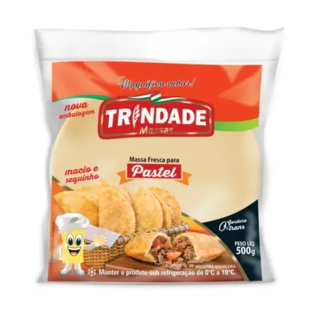 Massa Pastel Trindade 500g Redonda