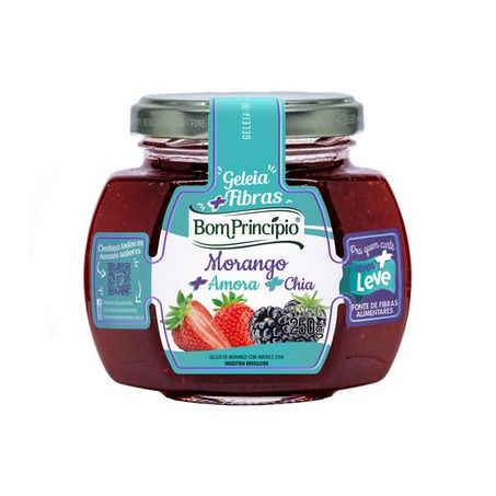 GELEIA BOM PRIN 250G MGO/AMORA/CHIA +FIBRAS