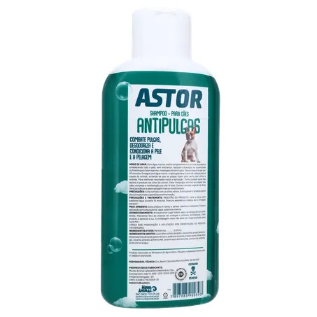 SHAMPOO ASTOR ANTIPULGAS PARA CAES 500ML 360-17