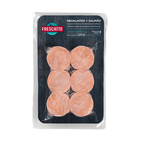 Frescatto Salmão Medalhões 500G Congelado