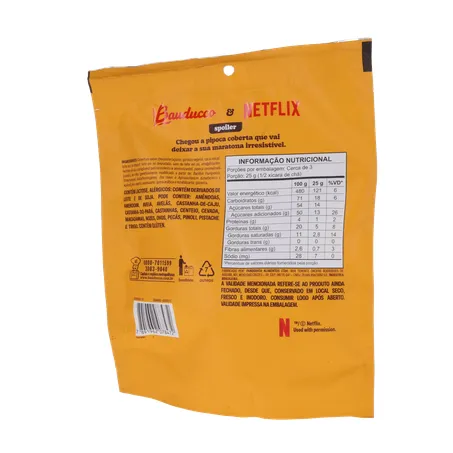 Pipoca Doce Bauducco Cobertura De Chocolate 70g 360-20