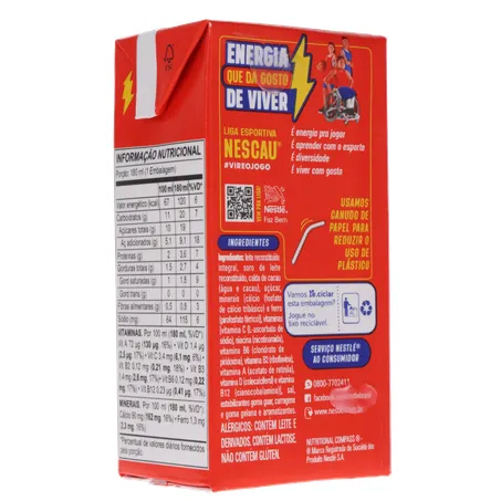 BEBIDA LÁCTEA NESCAU PRONTINHO 180ML 360-14