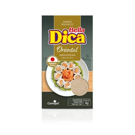 Arroz bella dica 1kg oriental