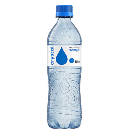 Água mineral crystal 500ml sem gás