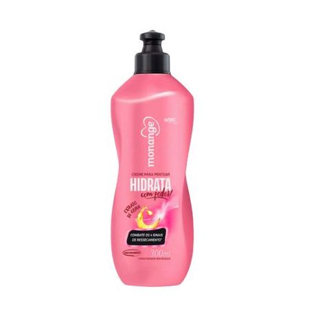 Creme para Pentear Monange Hidrata com Poder Extrato de Oliva Squeeze 300ml