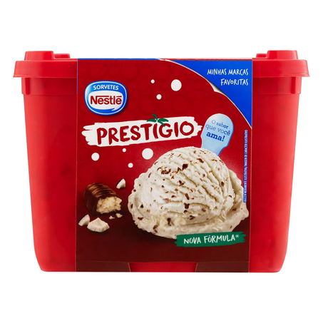 Sorvete prestígio nestlé