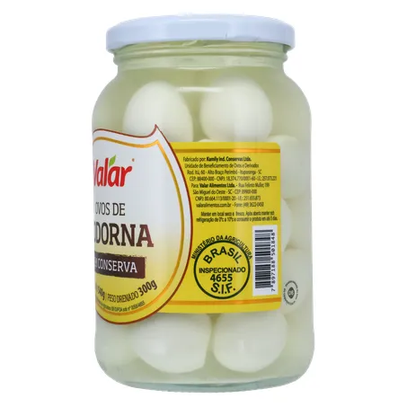 Ovos de codorna valar 300g 360-6