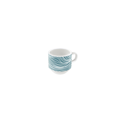 Xícara Café Tramontina Clarice Em Porcelana Decorada 100 Ml