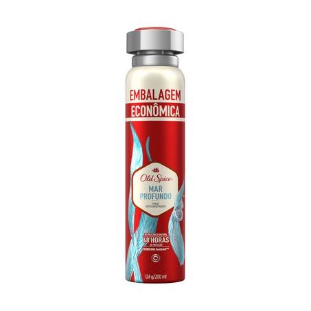 Antitranspirante Old Spice Brisa do Mar 72H de Proteção Frasco Spray 200ml