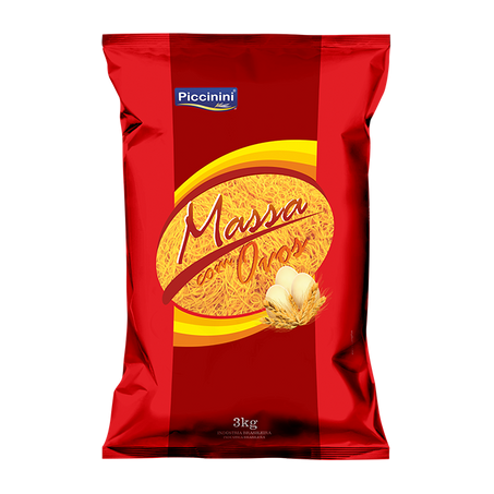 MASSA C/OVOS PARAFUSO PICCININI 3KG