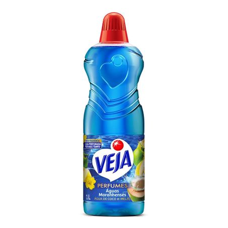 Limpador Perfumado Veja Sens Água de Coco e Melão 1l
