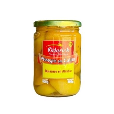PÊSSEGO EM CALDA ODERICH METADES ESPECIAL VIDRO 400G