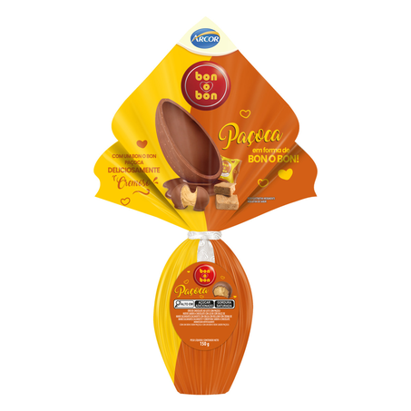 Ovo de Páscoa Arcor Bon o Bon Paçoca 100g