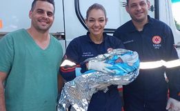 Profissionais do Samu de Itapiranga realizam parto dentro de ambulância