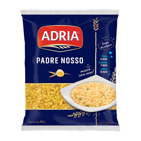 MAC.ADRIA 500G C/OVOS PADRE NOSSO FD 20.0