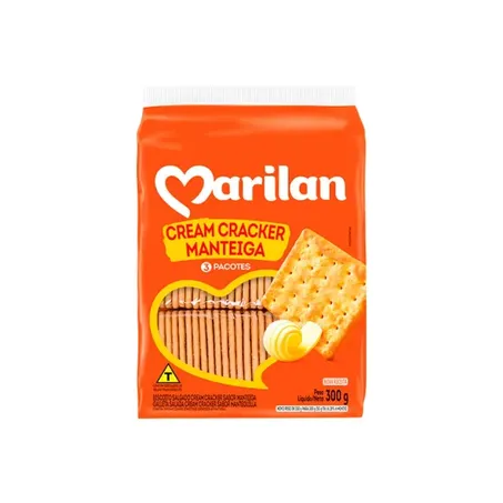 Biscoito Marilan Cream Cracker Manteiga 300g