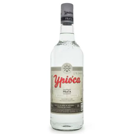 Aguardente ypioca prata sem palha 965ml