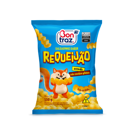 Salgadinho Bontraz Sabor Requeijão Pacote 150g