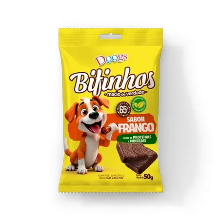 Bifinho Caes Doogs 50g Frango