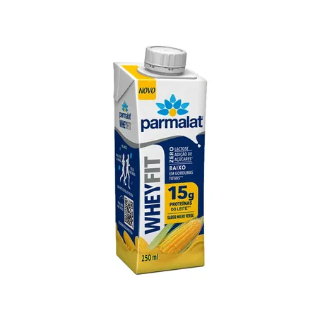 Bebida láctea UHT Parmalat Milho Verde Caixa com Tampa 250ml