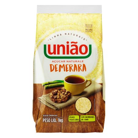 AÇÚCAR DEMERARA UNIÃO NATURAIS