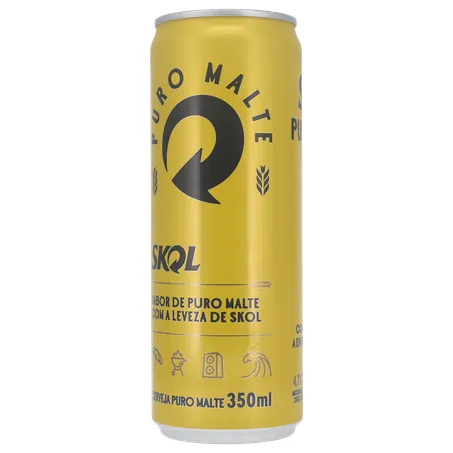Cerveja Lager Skol American Premium Puro Malte Lata 350ml 360-2