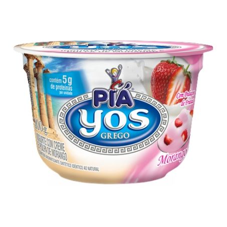 IOGURTE PIÁ YOS MORANGO 100GR