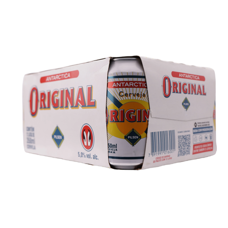 Cerveja antarctica original pilsen 350ml caixa com 12un 360-8