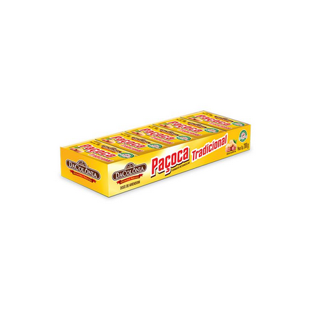 Doce Paçoca Dacolônia Tradicional Retangular 180g 
 