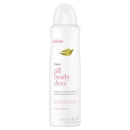 DESODORANTE DOVE ALL BODY DEO RASPBERRY E ROSE AEROSOL 150ML