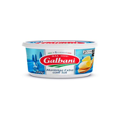 MANTEIGA GALBANI C/SAL POTE 200G N°1 ITALIA