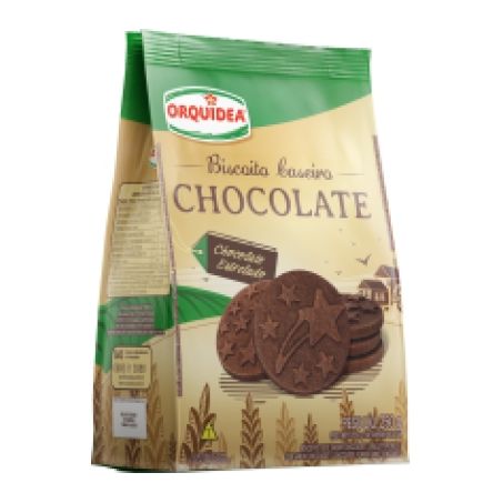 BISC.ORQUIDEA CASEIRO 250GR CHOCOLATE