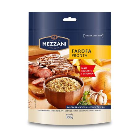 Farofa pronta Mezzani tradicional 350g