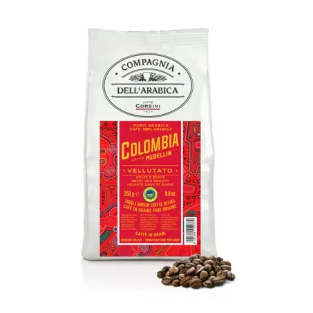 Café grão colômbia dellarabica 250g