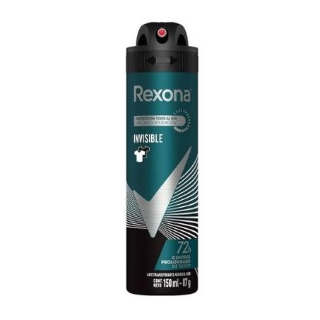 DESODORANTE REXONA AEROSOL INVISIBLE MEN 150ML