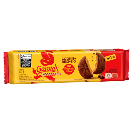 Biscoito ChocoCookie Garoto Serenata do Amor 100G